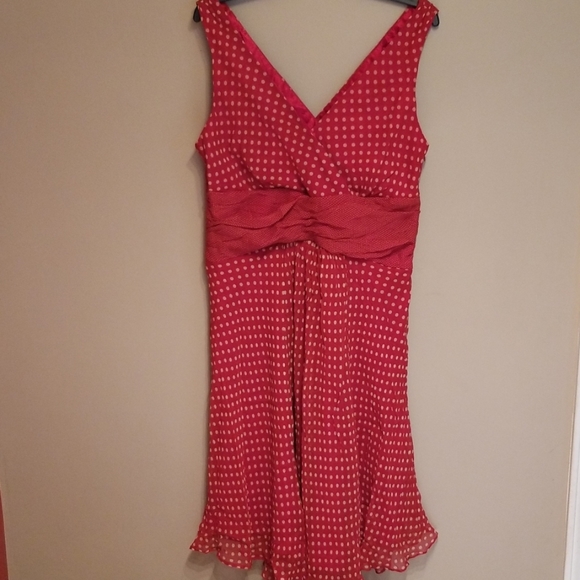 Signature by Robbie Bee Dresses & Skirts - Red and white polka dot dress